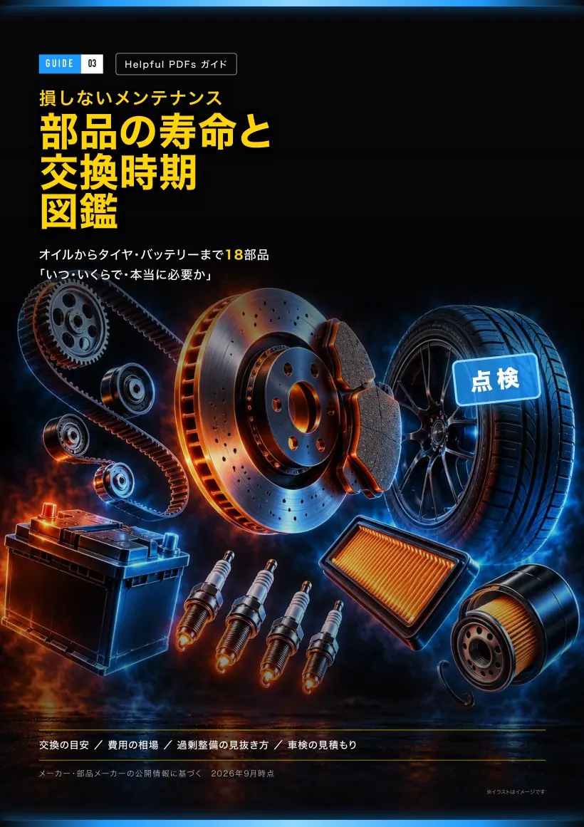 部品の寿命と交換時期図鑑 表紙